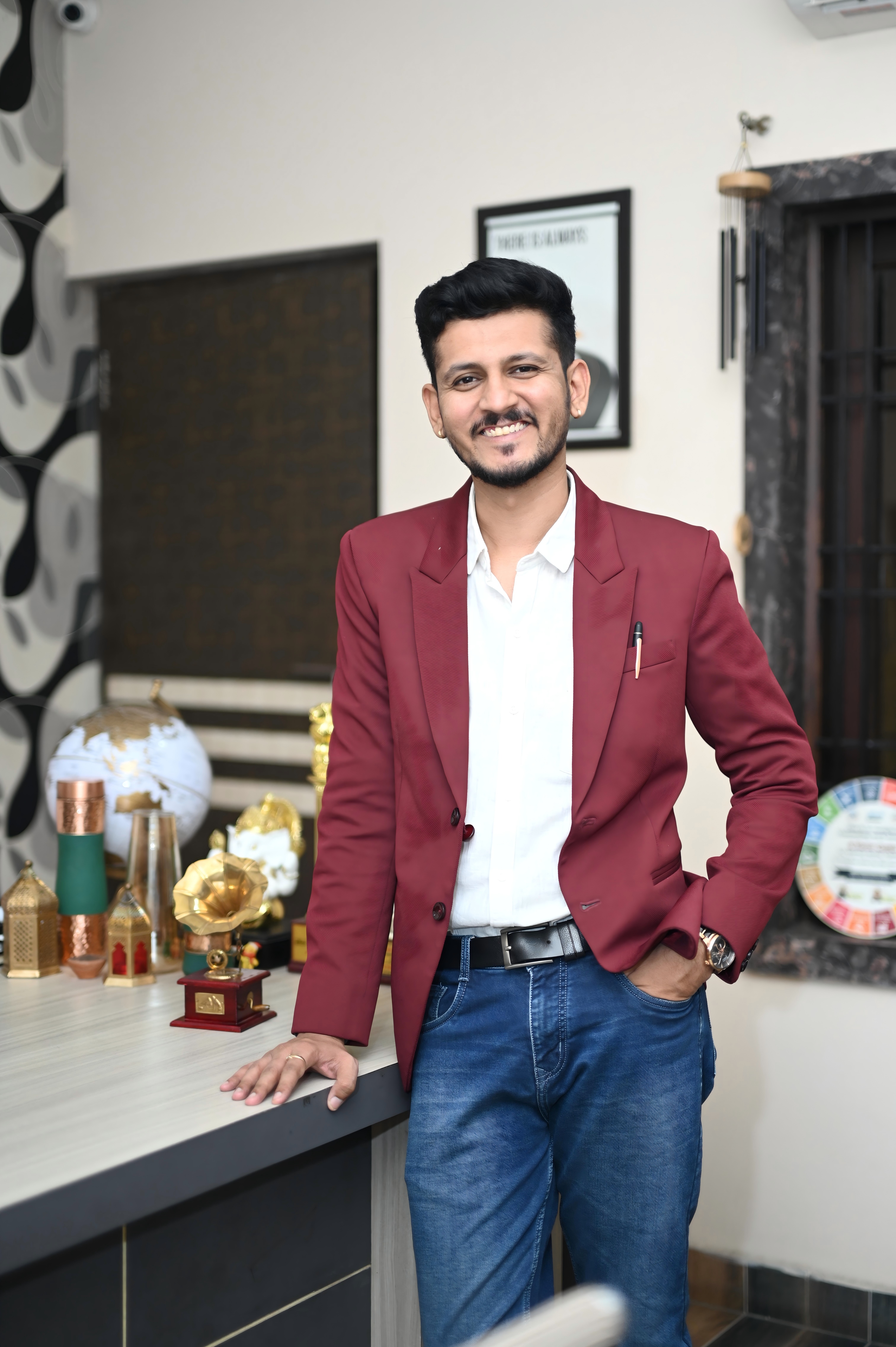CA Karan Gupta at Karan's Boardroom, Raipur